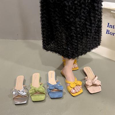 Slippers Women's 2025 Summer New Outer Wear New Korean Sandals French Chinese Style National Style Temperament Seaside Beach Shoes