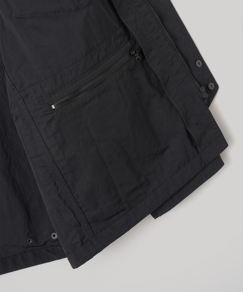 Another Office Motorcycle High-Neck Jacket (Black)