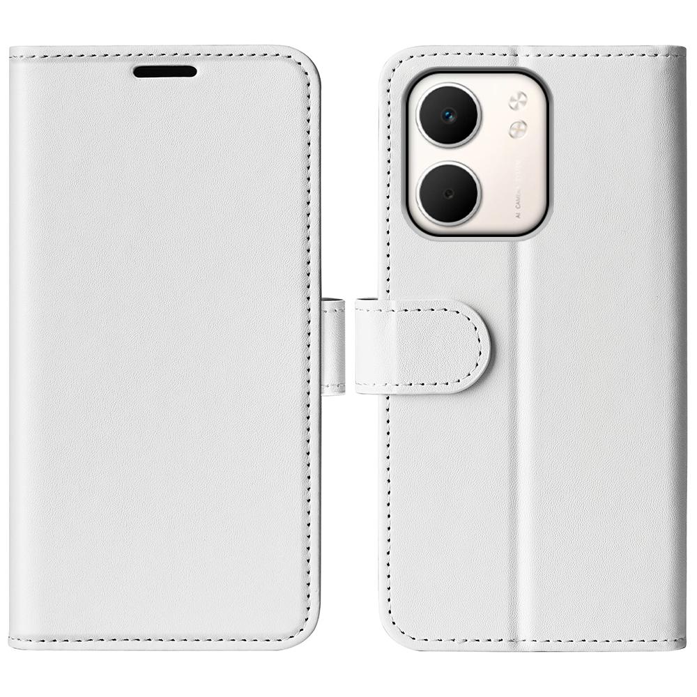 For Oppo A5x 5G/Oppo A5x 4G Case Crazy Horse Texture Stand Leather Phone Cover