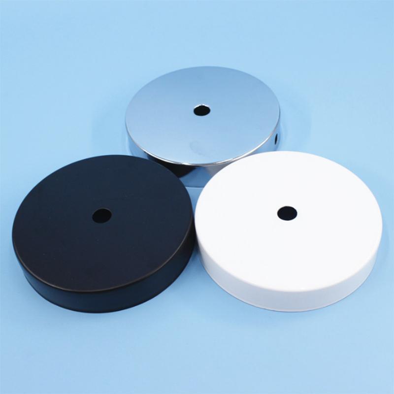 Deckenplatte Hängend 8/10/12cm Chassis Basis Retro Lampenbasen Eisen Pendelleuchte Fassung Deckenbeschläge DIY Verriegelungsdraht Lampenbasis