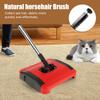 Non-Electric Carpet Broom Sweeper Efficient Hand Push Carpet Sweeper Rug Roller Brush Push for Cleaning Pet Hair Loose Debris