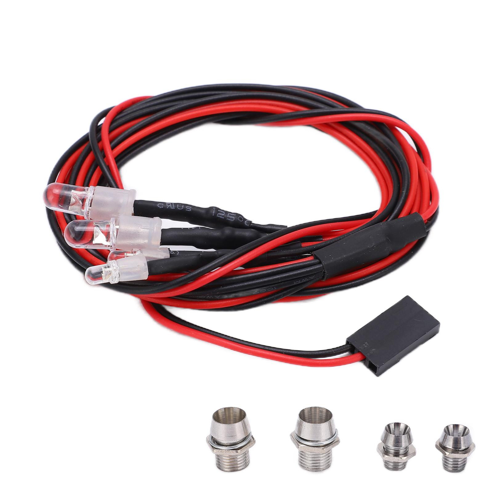 

Набір світлодіодних ліхтарів для автомобіля RC. Світлодіодні аксесуари для фар вантажівки RC для 110 18 моделей автомобілів