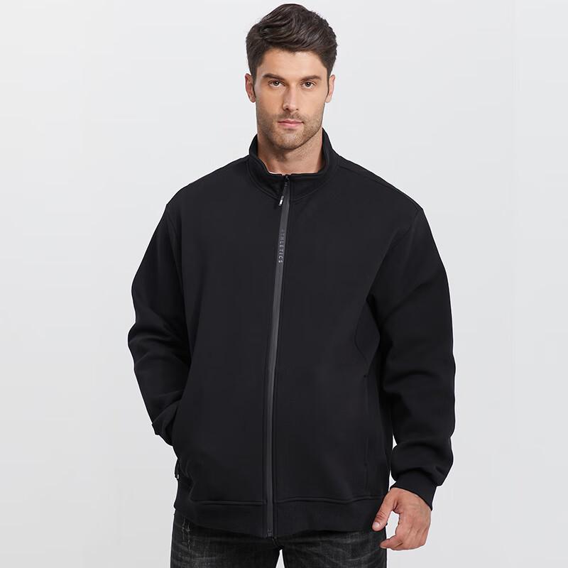 

Debenzer Men s Plus Size Casual Knit Stand-Collar Jacket 5XL