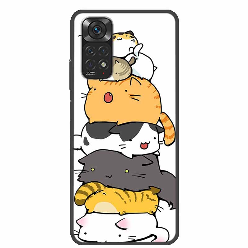 For Redmi Note 11 Cases Note11s Painted Soft TPU Silicone Phone Cases for Xiaomi Redmi Note 11 Pro 5G Cover Coque Note11s 4G Bag