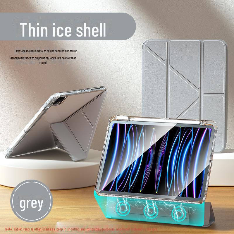 Průhledné ochranné pouzdro s otvorem pro pero pro Huawei Matepad 11.5S TGY - skládací design do tvaru Y