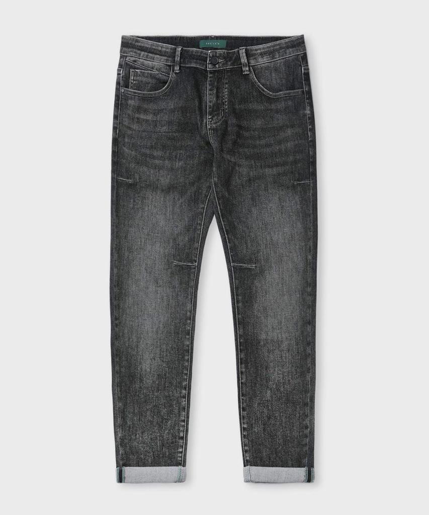 PANICALE Light Black Washed Denim Pants