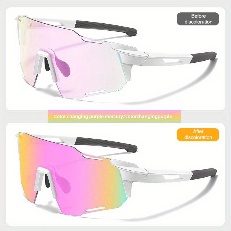 Photochromic Cycling Sunglasses For Men Women Bike Glasses Riding Driving Uv400 Mountain Bicycle Goggles Eyewear Sports