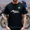 Honda Herren und Damen T-Shirt Honda Africa Twin Sommer Motorrad T-Shirt Racing Lockeres Kurzarm Frühling Radfahren Offroad Oberteil