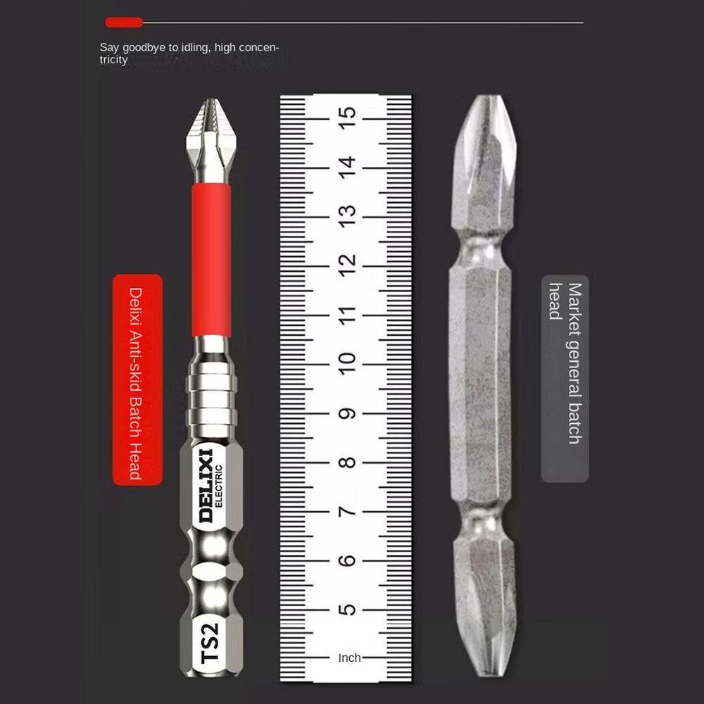 6/10/20pcs S2 Zinc Zinc Alloy Steel Magnetic Batch Head Magnetic Impact Drill Bit Electric Drill