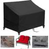 2-Sitzer Gartenbankabdeckung, Wasserdichte Outdoor-Möbelabdeckung, 420D Oxford-Gewebe Sofaschutz für Terrasse & Garten Edition