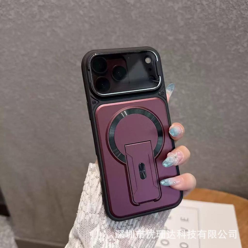 Lens cover invisible bracket for iPhone11promax skin-sensitive magnetic mobile phone case Apple 11 all-inclusive sheath
