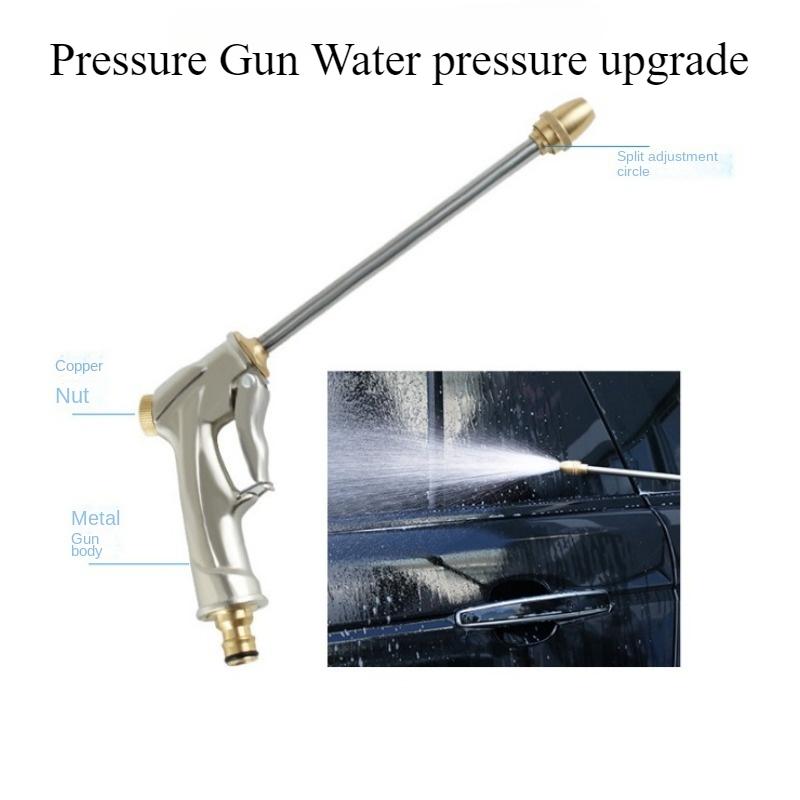 Motorcycle High Pressure Water Gun - Aluminum Body & Brass Nozzle for Ultimate Car Wash Cleaning Power