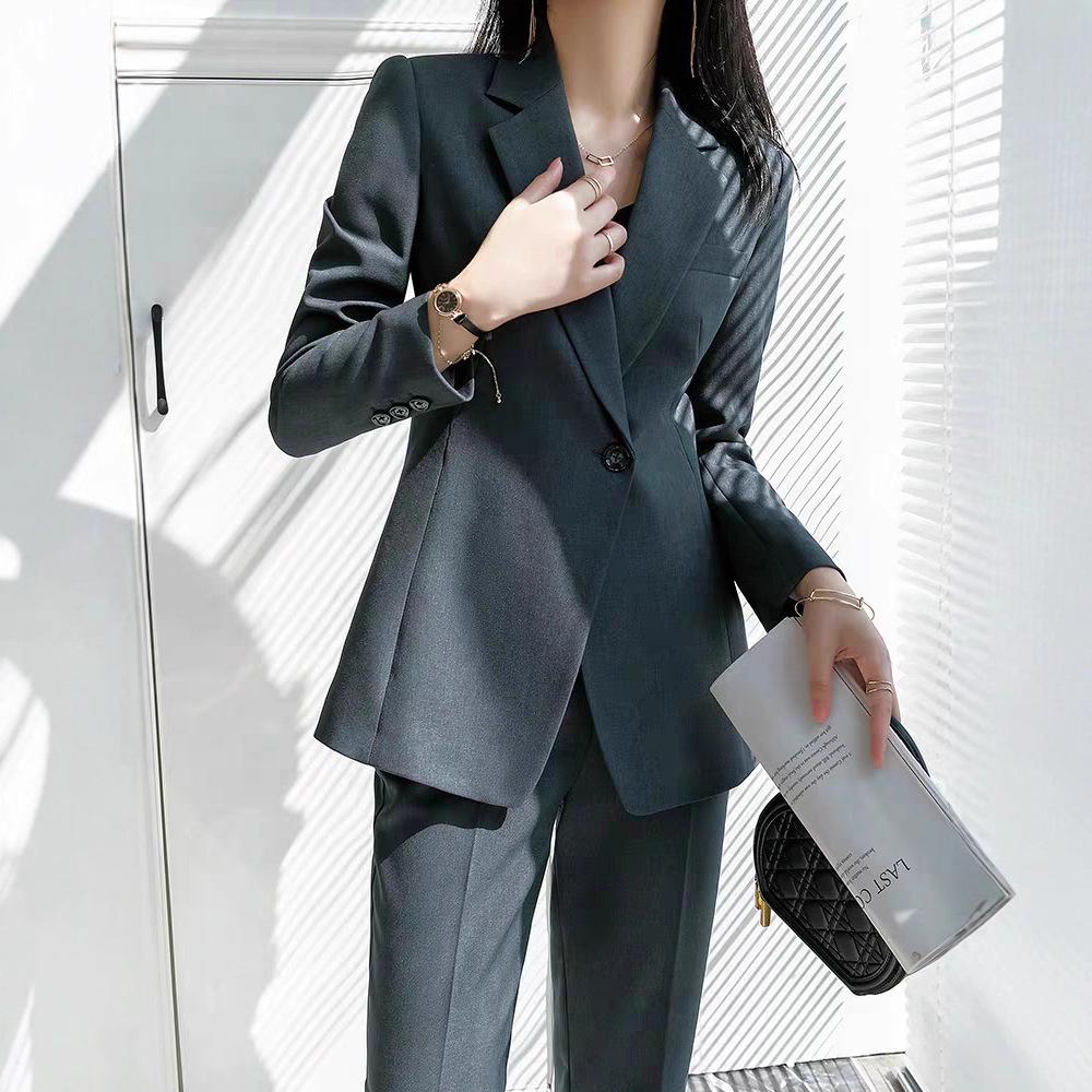 Women's Professional Blazer Suit Set - Spring/Autumn Workwear