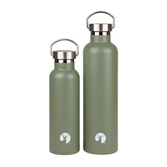 CAPTAIN STAG Sports Bottle Water Bottle Direct Drinking Double Stainless Steel Bottle Vacuum Insulated HD Bottle 600ml 1000ml