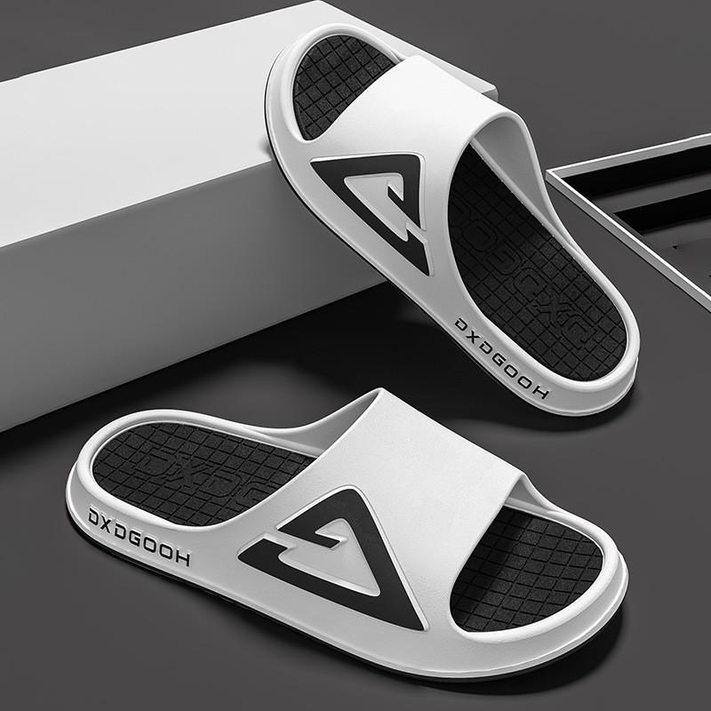 

Men s Summer Home Plus Size Simple Slippers Leisure Indoor Non-slip Slippers 45 білий