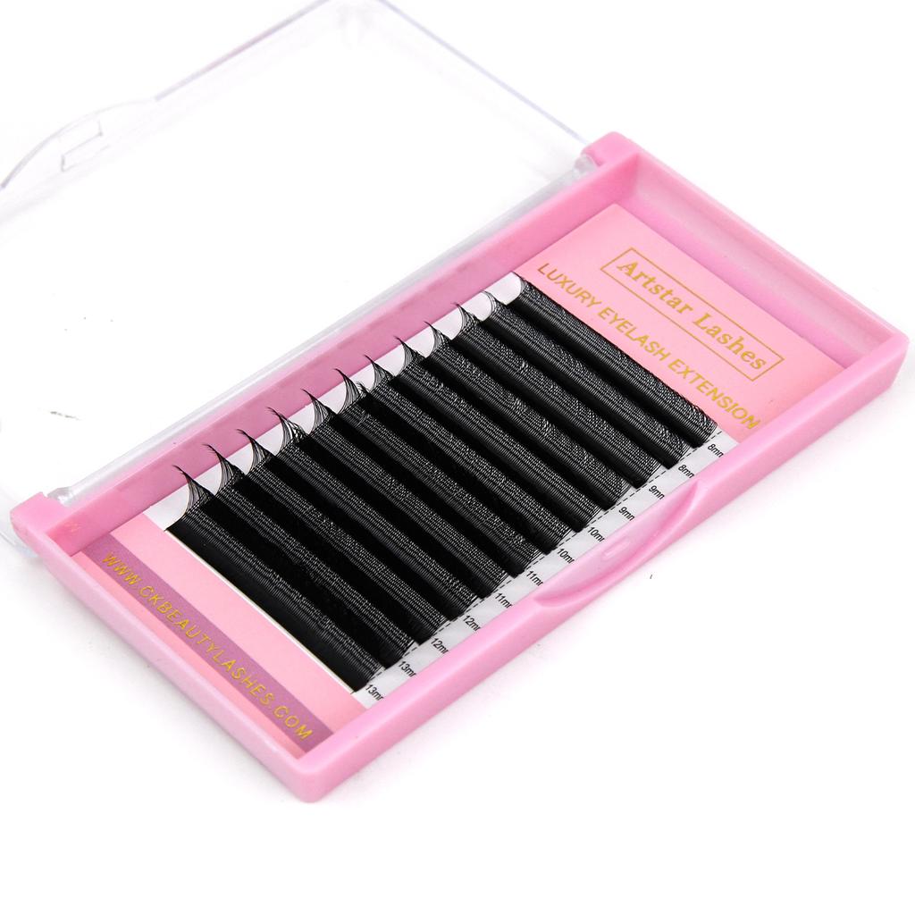 Super Black Mix8-15 YY Lashes 0.05 0.07mm Korean PBT Fiber Handmade 12 Rows Y Shape Volume Eyelash