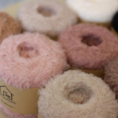40g Super Soft Wool Dolls Plush Special Thread for Hand Knitting Circle Thread Crocheted Doll Hair DIY Teddy Bear Wool Thread