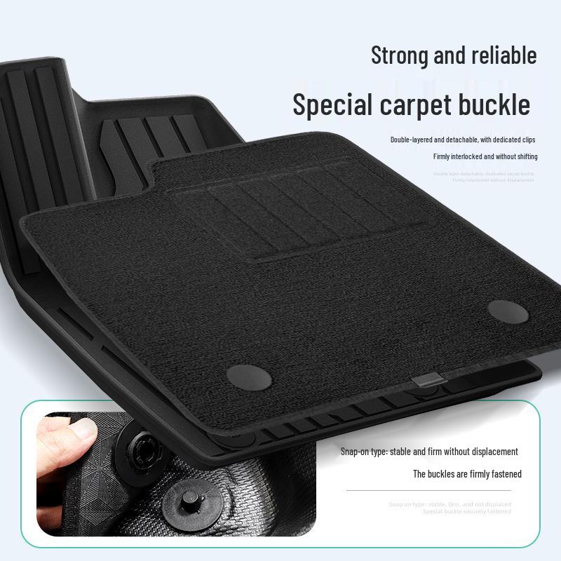 MG4 Car Floor Mats: Fits 25 Models, TPE, Dirt-Resistant, Waterproof, Includes Trunk Mat