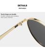 Retro European & American Oval Metal Sunglasses - Unisex, Fashion Street Style, UV Protection for Driving.