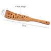 Natürlicher 24-Loch Antihaft-Unbeschichtet Holzspatel Steakspatel Kochlöffel Küchenwerkzeuge