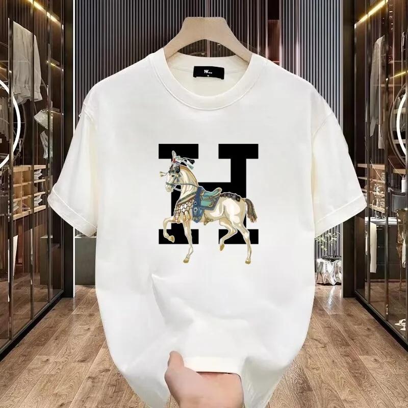 SpringSummer Printed Pattern Sleeve TShirt Premium Roundneck Printed Style Comfortable and Casual Streetwear