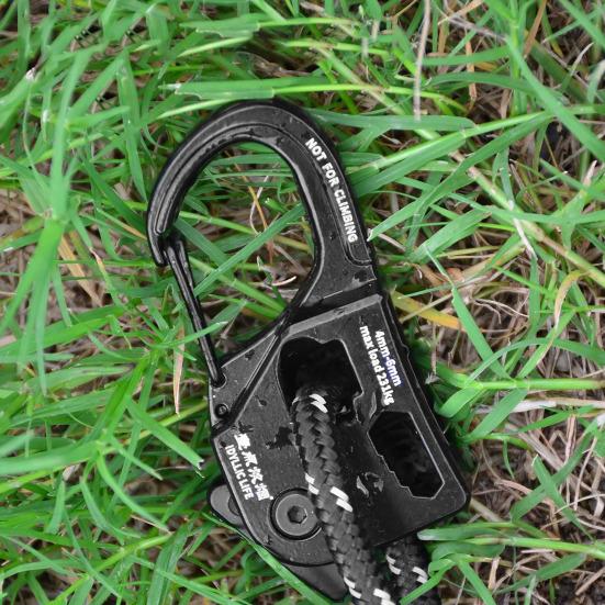 2/4 Stück Seilspanner Outdoor Rucksacktouren Wandern Camping Abspannleine Seilspanner Strapazierfähige Aluminiumlegierung Selbstverriegelnder Seilspanner