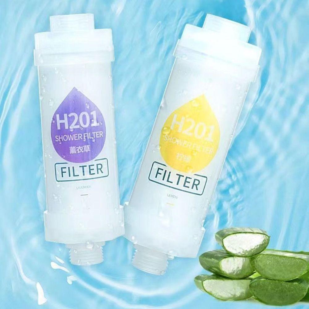 Jasmine Lavender Shower Head Filter Dechlorination Anti-scaling Shower Purifier Filter Impurities Shower Scented