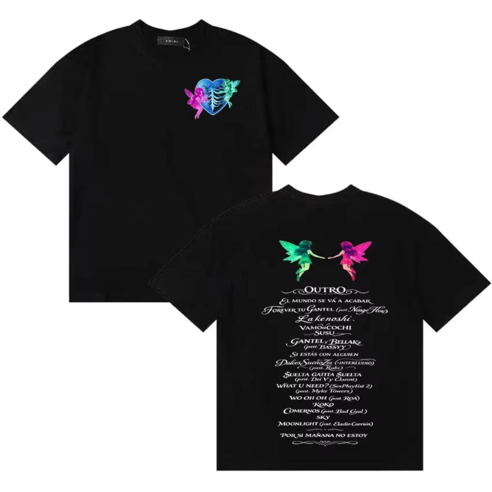 

Por Si Unisexana No Estoy Album Tee Omar Courtz Tshirt Unisexs Women Fashion Double Sided Print Tshirt Oversized Casual Short Sleeve 2XL