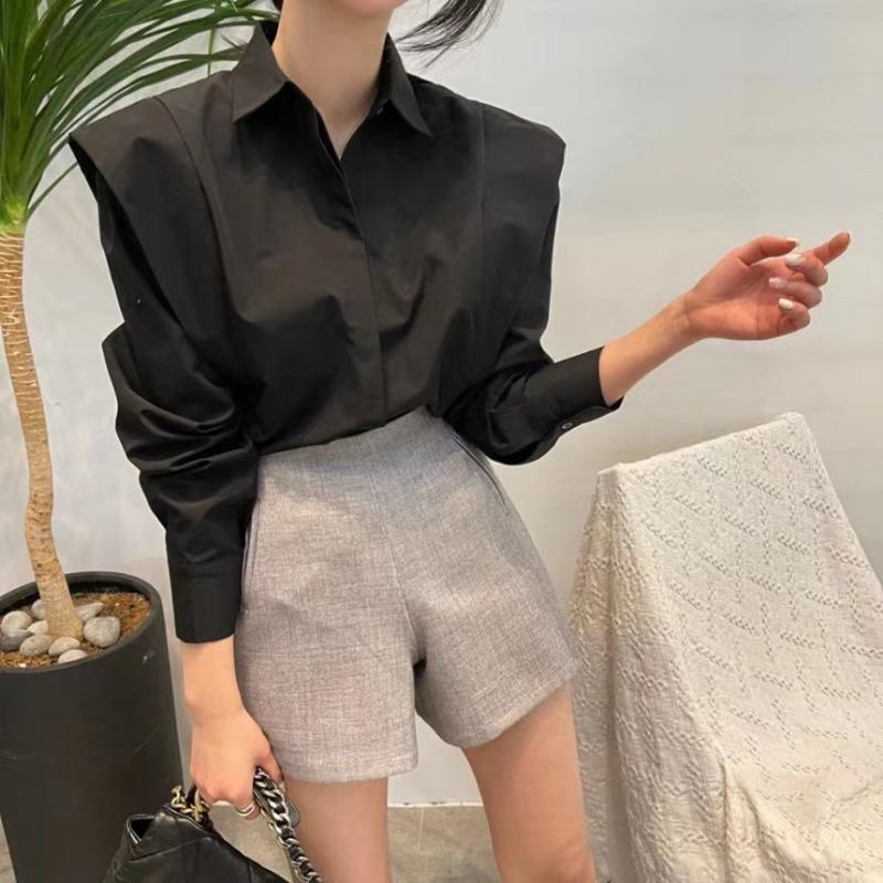 Fashion Long Sleeve Loose Blouses Street Office Elegant Tops Shirt OL Women's Shirt Autumn 2025 New Chic Women Blouses and Tops Shirts 2952