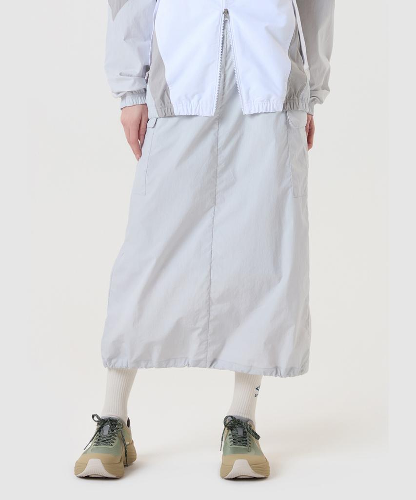 UMBRO Poprush Women'S Long Cargo Skirt Grey (Uq122Csk31)