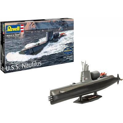 German Level 1 305 U.s.s. Nautilus Plastic Model 05184  Submarine 