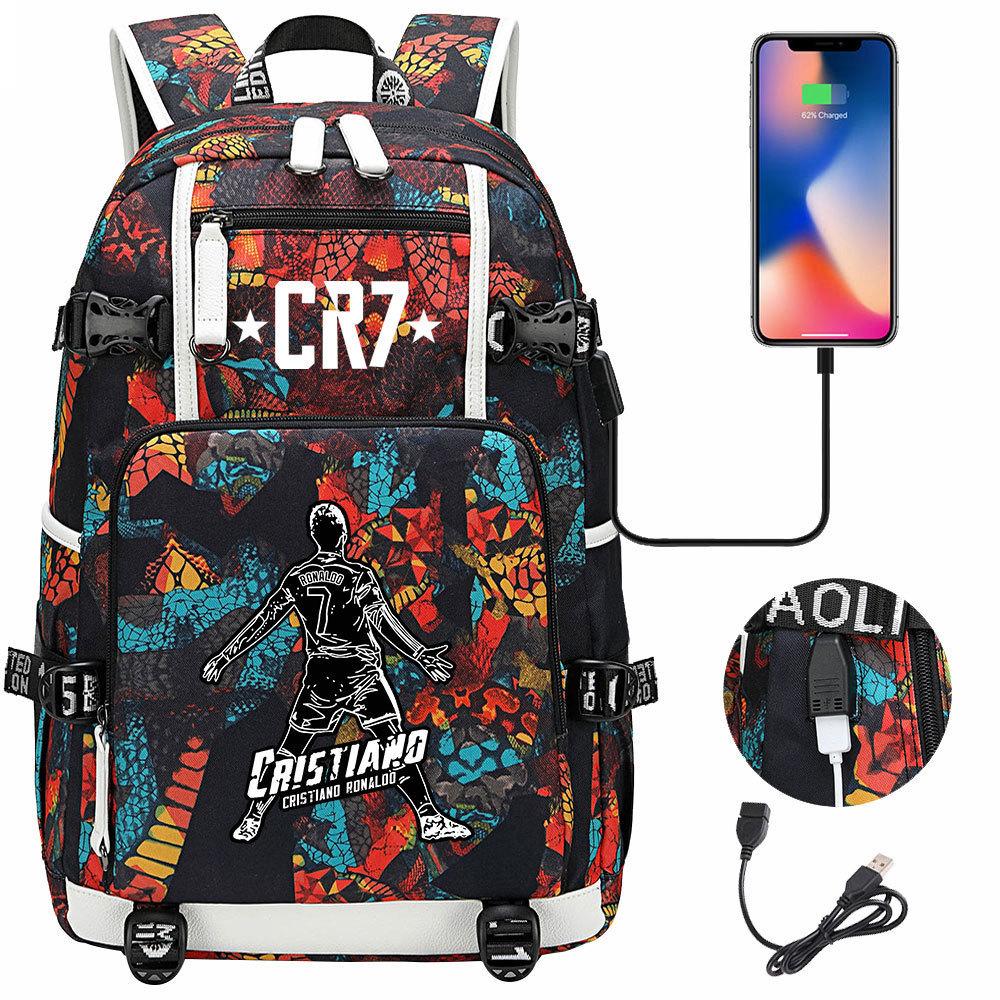 3-delige Schoolrugzakset voor Studenten Grote Capaciteit Oxford Stof Schooltas met Schouderband en Etui 48CMX30CMX15CM