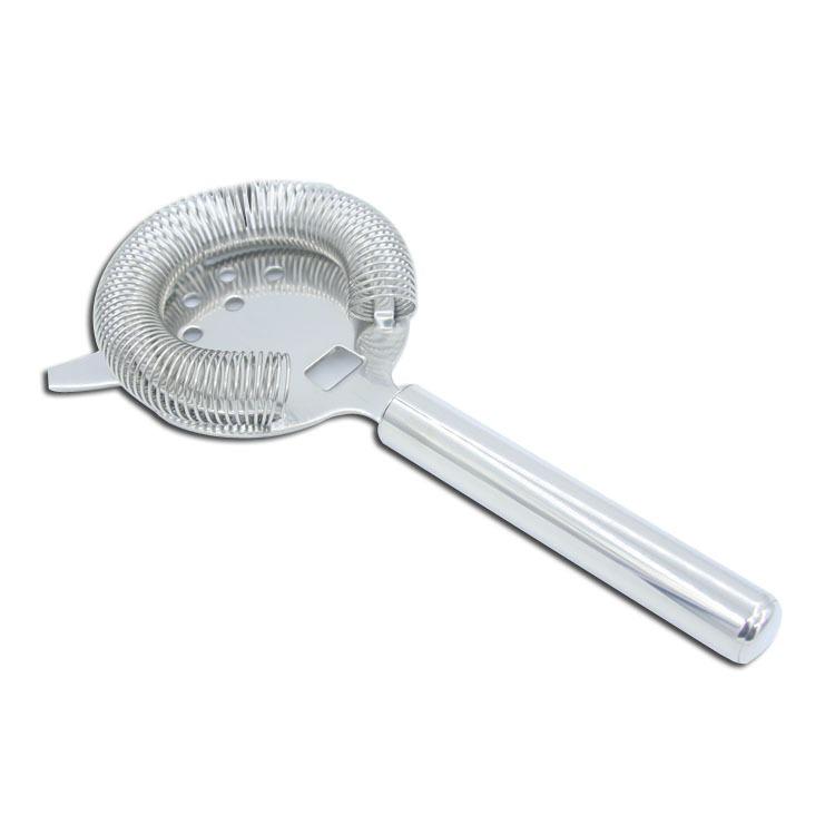 Stainless Steel Cocktail Strainer with Hollow Handle and Five-Hole Filter