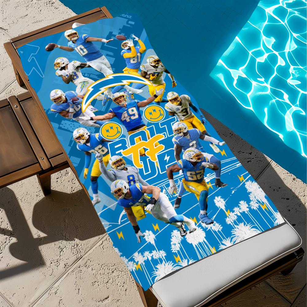 For American Travel Gym A-Angeles Shower Camping Quick Dry Sports C-Chargers Large Beach Los Towels Football Soft Pool Gift
