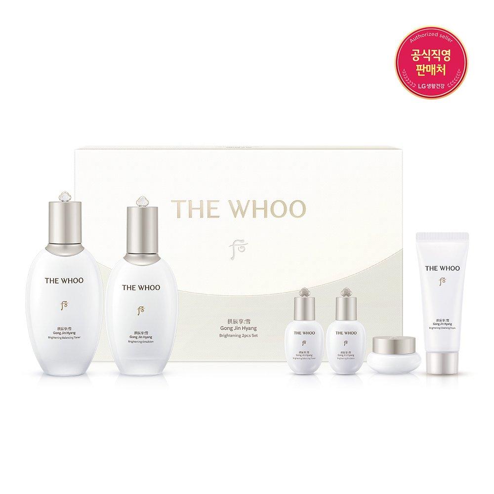 

Gongjinhyangseol Whitening 2 Type Basic Set Балансирующий тонер 150 мл/Эмульсия 110 мл