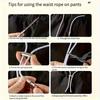Adjustable Pants Elastic Waist Drawstring Cord Lock Stopper Sewing Band Accessories