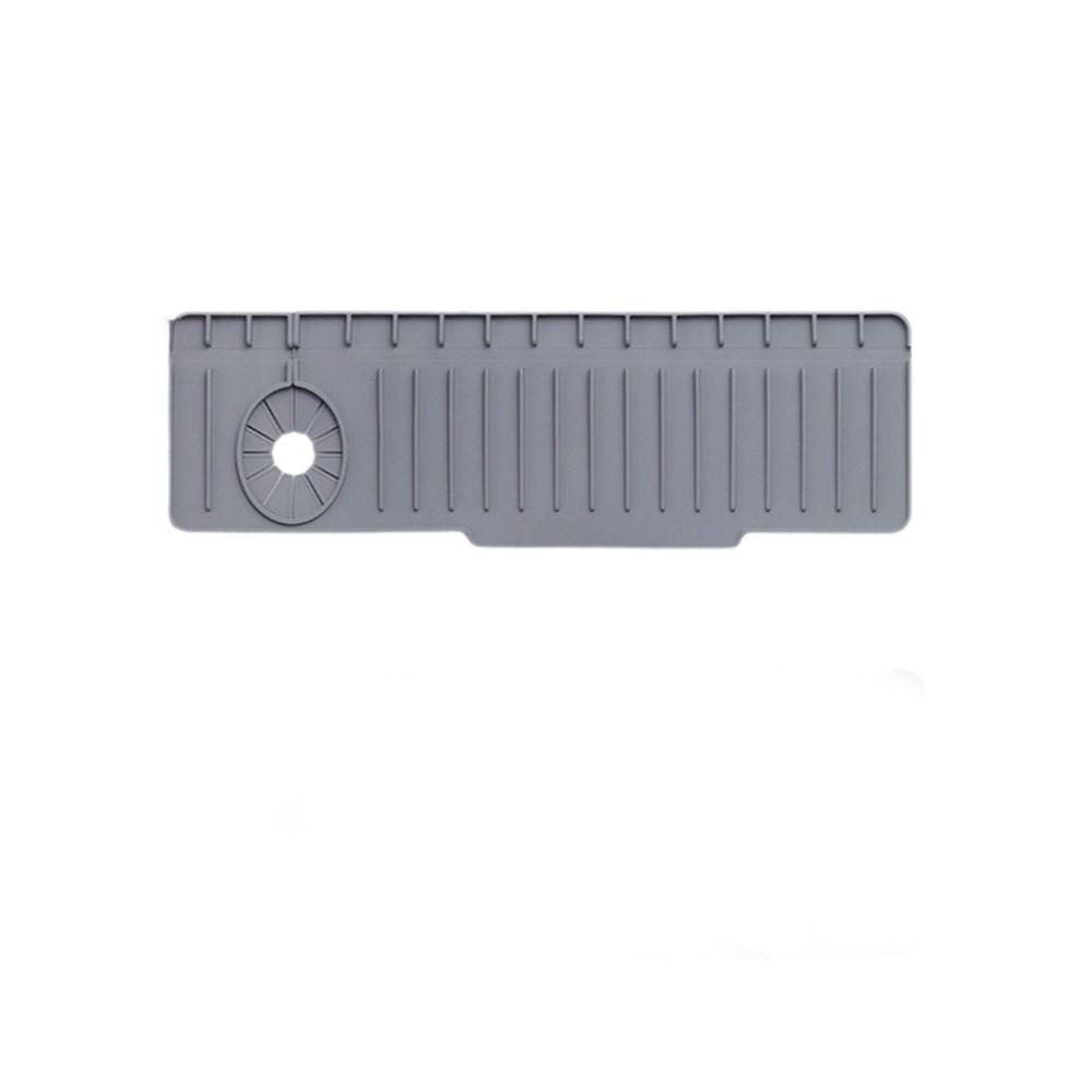 Unilateral Side Hole Kitchen Faucet Sink Mat Splash-Proof Kitchen Sink Draining Pad Bathroom Use