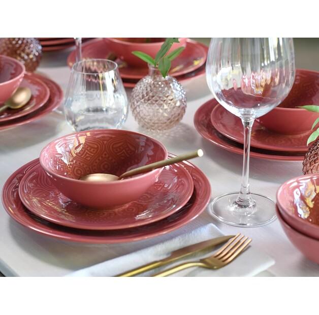 Набор столовой посуды CreaTable Orient Mandala Tafelservice-Set rot, 18шт (21630)