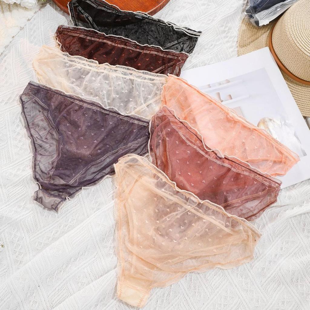 Candy Color Low-Rise Lightweight Breathable Panties for Women - Sweet Dopamine Triangle Briefs