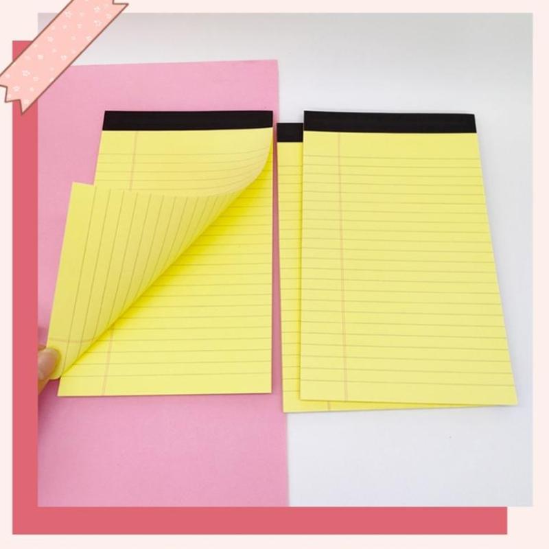 24pcs Writing Pads Perforated Edges Student Office Supplies Recyclable Legal Note Pad