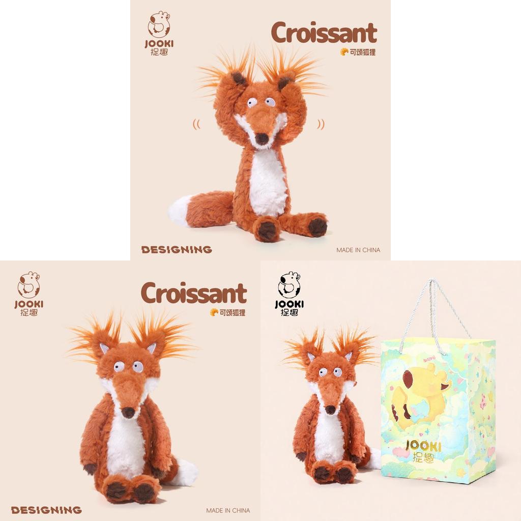 Plush Fox Toy With Pp Cotton Filling For Kids And Baby Sleep Comfort