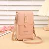 Urban Minimalist Women's Touchscreen Crossbody Bag – Multifunctional Card Holder & Coin Purse 
