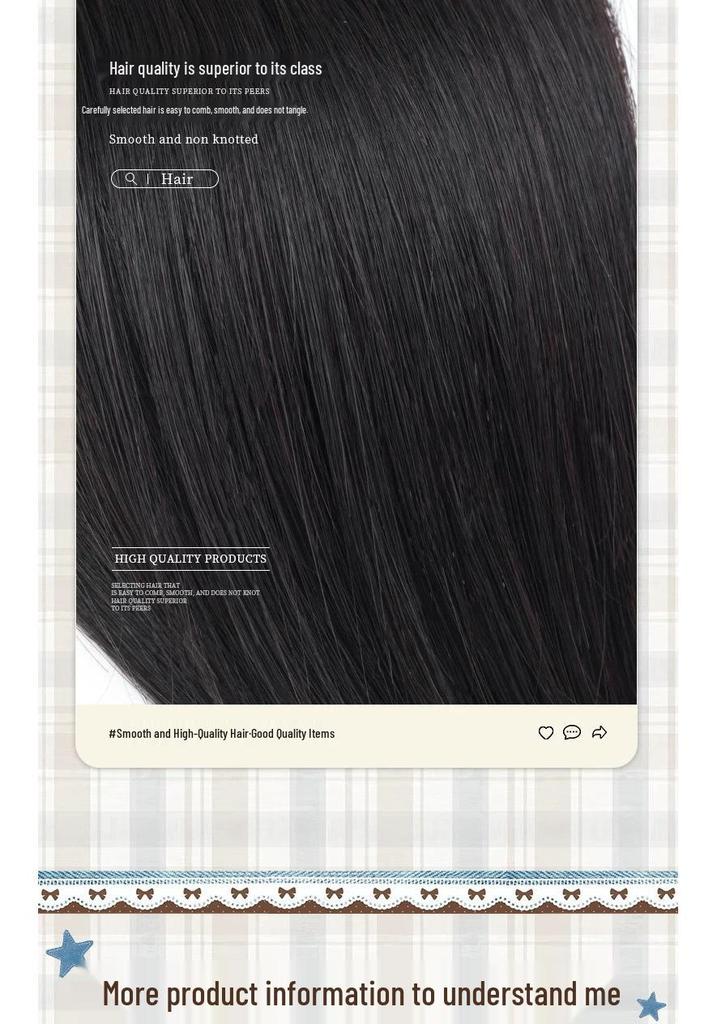Women's Full Head Wig, Lazy Water Wave Long Curly Hair, Natural Seamless Look, Large Scalp Egg Roll Wig.