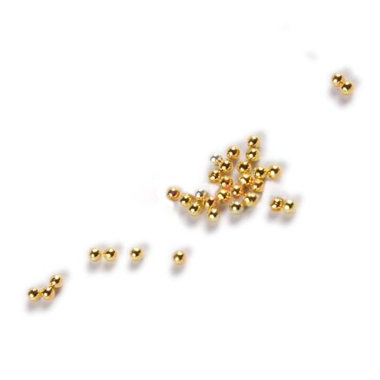 Argintiu și auriu Nail Art Mini margele Bile 3D DIY Decorare roată Manichiură