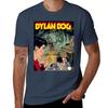 T-shirt DYLAN DOG abbigliamento estivo neri sublimi pesanti abbigliamento uomo