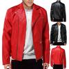 2026 Autumn/Winter Men's PU Leather Motorcycle Jacket, European Size, British Style