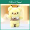 Butter Bear Animal Plush Toy With Keychain For Kids And Collectors