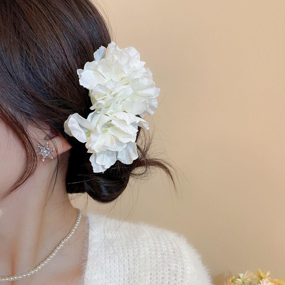Böhmischer Chinesischer Stil Seitenclip Süße Braut Haaraccessoires Elegante Blume Haarnadel Brautjungfer