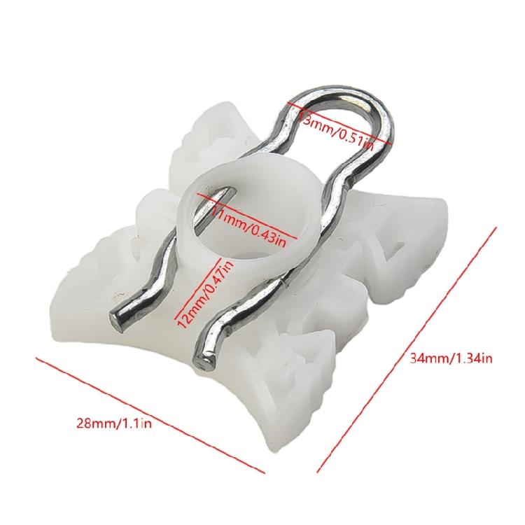 Auto Window Lift Sliding Pivots Regulator Fasteners Push Clip For E32 E34 E36