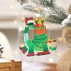 Christmas Decorations: Christmas Dinosaur Wooden Pendant, Christmas Tree Accessories